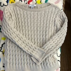 MAGASCHONI Women's Cream cable Sweater